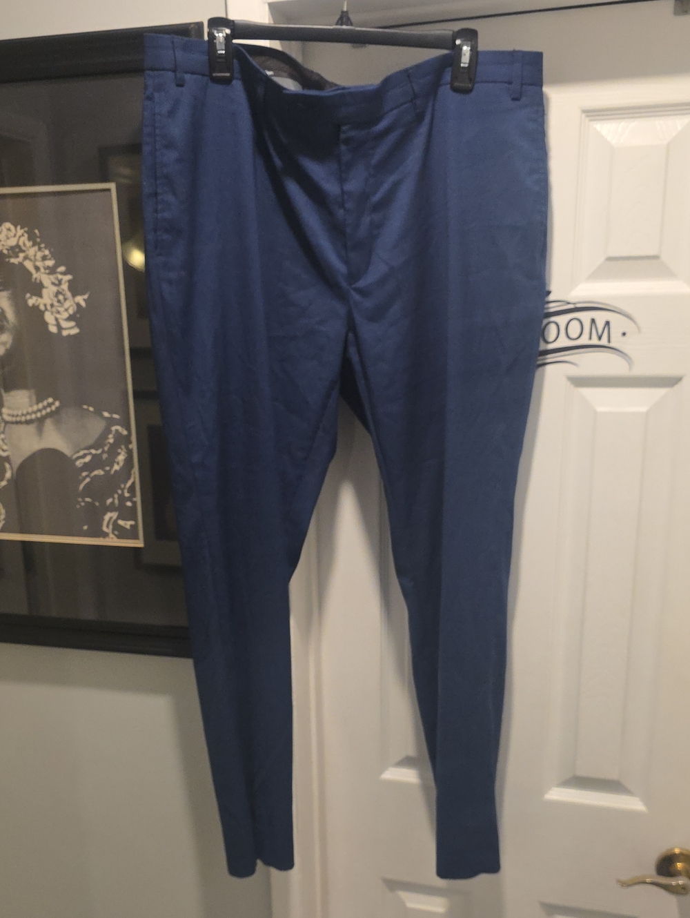 Calvin Klein Men's Navy Blue Dress Pants